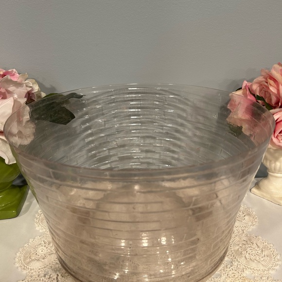 LARGE LONGABERGER BASKET WITH PUNCH BOWL INSERT 1993 - Picture 4 of 9